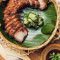 Cuì Pí Zhū Wǔ Huā Zuǒ Xiā Jiàng Luó Wàng Zi Zhàn Jiàng Crispy Pork Belly Shrimp Paste And Tamarind Dipping Sauce