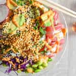 Poke Bowl With Three Protein