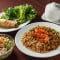 tài shì chǎo guǒ tiáo tào cān Thai Stir-Fried Flat Rice Noodle Combo