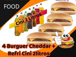 #4 Chicken Cheese Cini 2L Ou Coca 600Ml