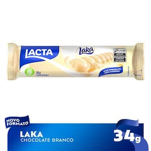 Chocolate Branco Laka Lacta 34G