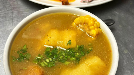 Domingo Sunday (Sancocho De Gallina Hen In Broth)