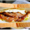 xiǎo xiān ròu mán zhòng dàn tǔ sī Traditional Grilled Patty Toast with Egg