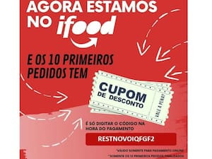 Use O Código Restnovoiqfgf2 No Final Da Compra Na Aba Cupons Para Ativar