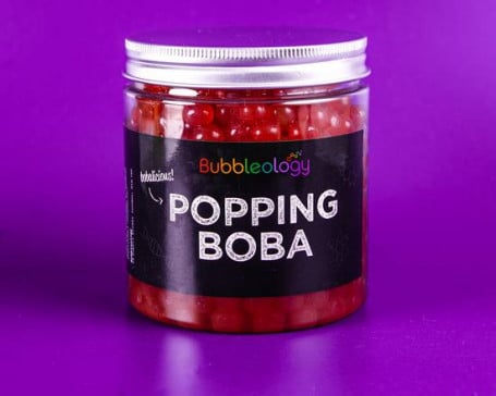 Strawberry Popping Boba Jar
