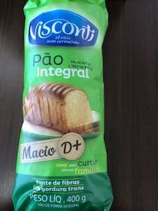 Pão Visconde Integral 400G