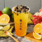 liǔ jú fù měi Orange Juice with Tapioca and Orange Pulp
