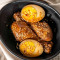 A04. Marinated Chicken Legs 2 Pcs And Egg 1 Pc lǔ jī tuǐ jī dàn