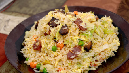 Q11. Chinese Sausage Fried Rice Là Wèi Chǎo Fàn