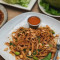 Tài Shì Chǎo Bā Bā Sī Thai Stir-Fried Flat Rice Noodles With Mushroom And Seasonal Vegetable
