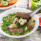 zhū xuè cháng tāng Pig's Blood Jelly and Intestines Soup