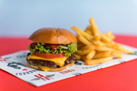 Cheese Deluxe And Fries