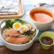 hé fēng qiáo xūn guī Smoked Salmon Salad with Japanese Dressing and Chowder