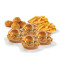 4 Spicy Chicken Sandwich Meal (Feed 4 )2 Lg Side &4 Bisc