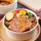 lǔ pái gǔ dǎ pāo zhū shuāng pīn fàn Braised Pork Rib and Stir-Fried Basil Pork Rice