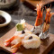 Mǔ Dān Xiā Wò Shòu Sī Jí Xiè Gāo Shrimp Nigiri And Crab Butter