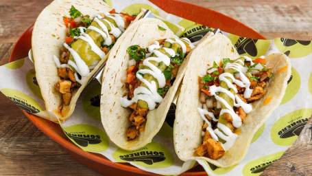 Sombrero Chicken Taco Trio