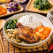 kǎo jī tuǐ biàn dāng Grilled Chicken Drumstick Rice Bento