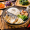 kǎo zhēng yú biàn dāng Grilled Mackerel Rice Bento