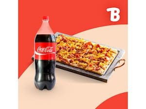 Combo 1 Pizza a Xadrez 1 Coca-Cola 2 Litros