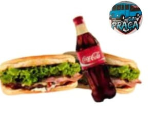 Dois Xis Salada Coca 600Ml Copo Ifood