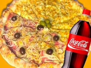 Combo Promocional Ifood#1 Pizza Grande Coca Cola 1 Litro