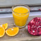 Fresh squeezed orange/pomegranate juice