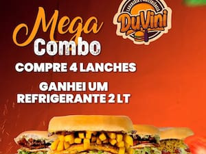 Combo 4 Xis Salada Refri 2L