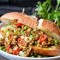 Xiāng Là Kā Lī Hēi Tún Qiǎo Bā Dá Sān Míng Zhì Tào Cān Curry Minced Pork Ciabatta Sandwich Set