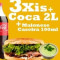 3 Xis Especial Coca-Cola 2 lt Maionese caseira 100ml