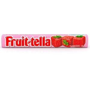 Bala Morango Mastigável Fruit-Tella Embalagem 40G