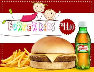 X Kids Porção Kids De Fritas Refri Pet Mini.