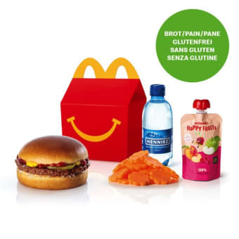 Hambúrguer Happy Meal Com Pão Sem Glúten