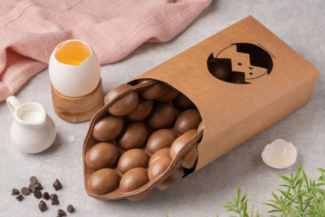 Shuāng Zhòng Qiǎo Kè Lì Jī Dàn Zǐ Chocolate Egg Waffle