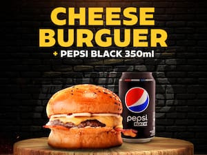 Cheese Burguer Pepsi Black 350Ml