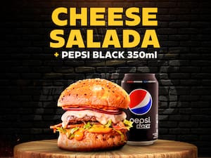 Cheese Salada Pepsi Black 350Ml