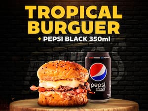 Tropical Burguer Pepsi Black 350Ml