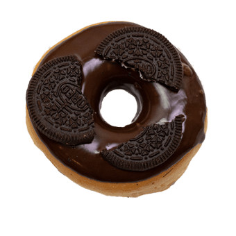 Donut Escuro De Oreo (Vegano)