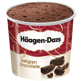 Caneca De Chocolate Belga Häagen Dazs