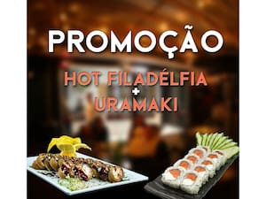 20 Hot Filadélfia 10 Uramaki Filadélfia