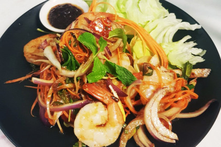 Yum Prawn Chilli Jam Salad