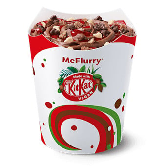 Mcflurry Kitkat Chocolate Molho De Morango