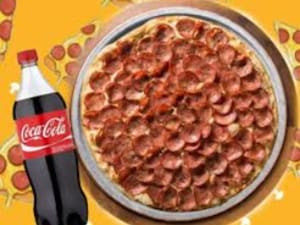 Pizza Grande Ganha Coca-Cola 1,5L