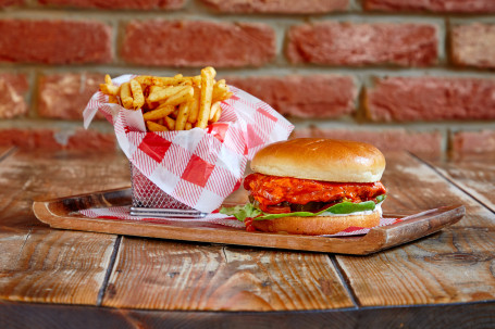 Spicy Grilled Buffalo Chicken Burger