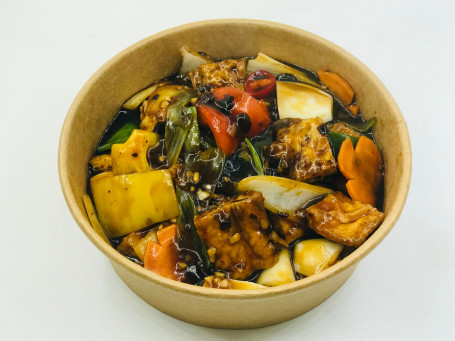 Stir Fried Tofu With Black Bean Sauce