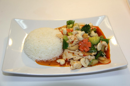 Shanghai Spicy Chicken With Rice