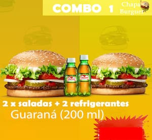 Combo 1 (2 Saladas+2 Refrigerantes De 200 Ml)