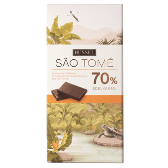 Barra De Chocolate Amargo Origem São Tomé