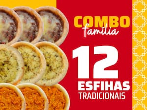 Combo Familia 12X Esfihas Tradicionais