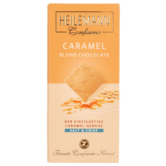 Barra De Chocolate Heilemann Wafer-Fino Blond Caramel Salt Crisp